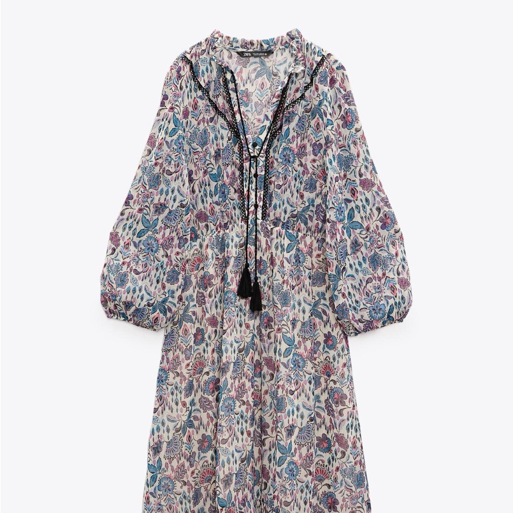 Zara Floral Bohemian Dress